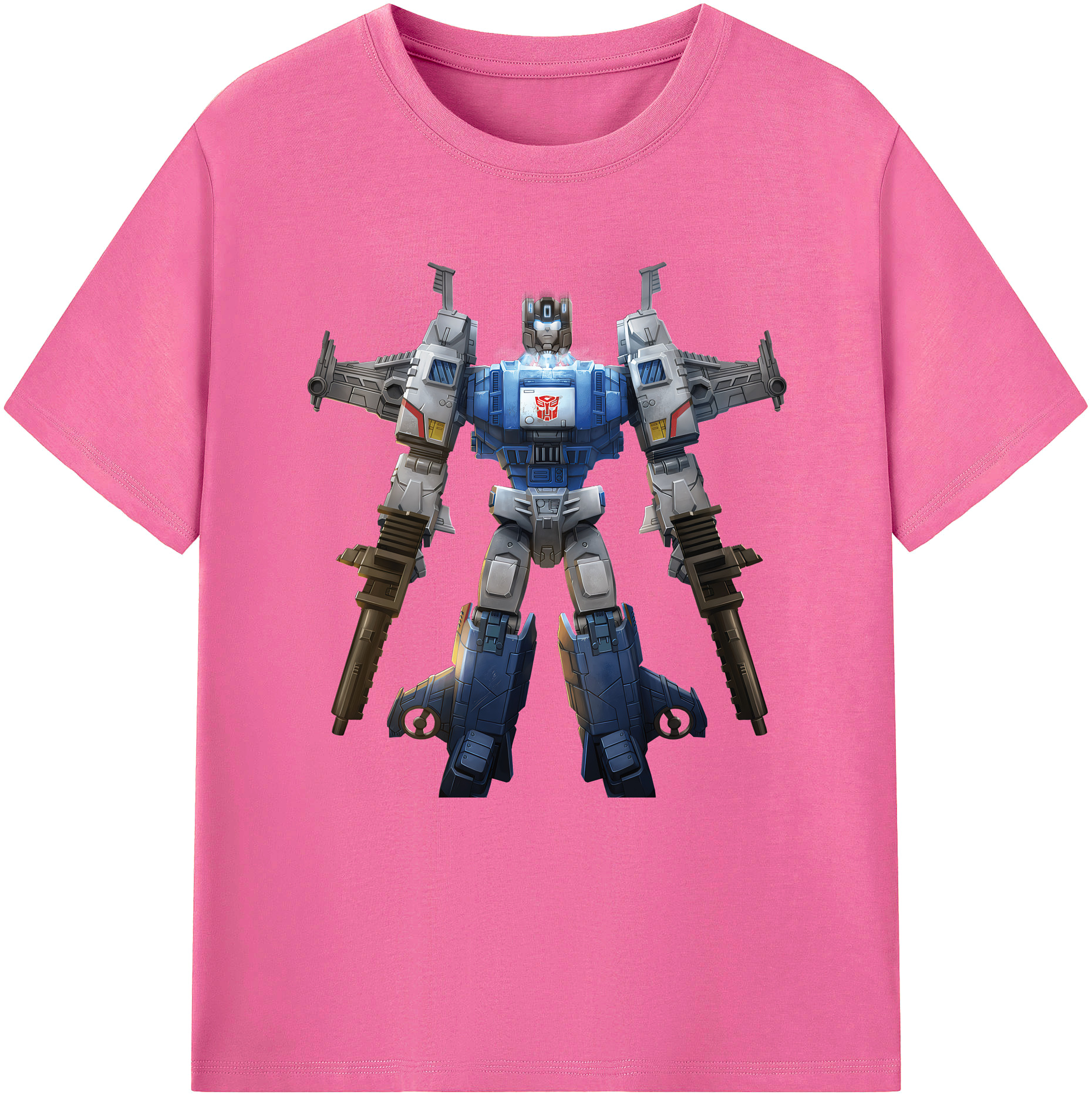 （画像用） Transformers トランスフォーマー レディースカジュアルプリントTシャツ（綿100％）